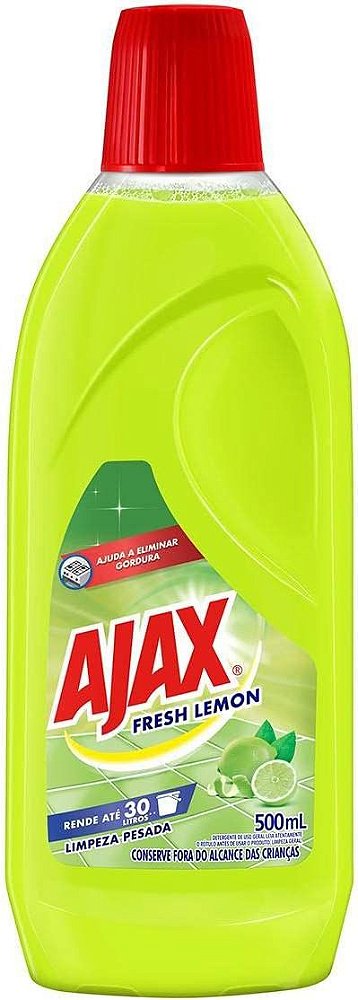 LIMPADOR AJAX 500ML FRESH LEMON