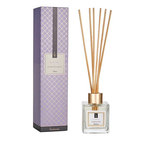 Difusor de Varetas Lavanda Via Aroma - 100ml