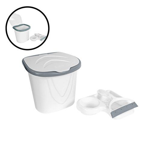 Kit Organizador de Pia Plastico 3 Pecas Branco Keita