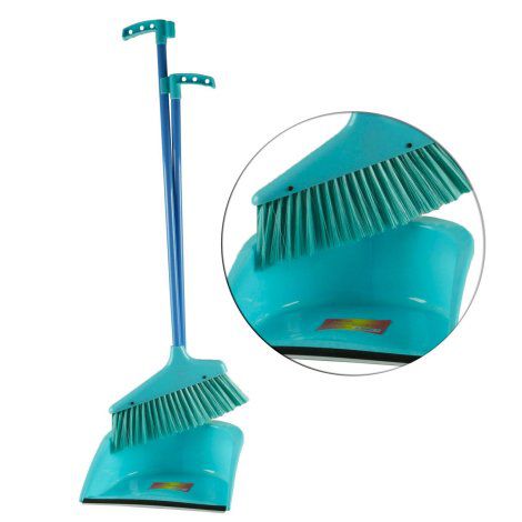 Kit Vassoura e Pa de Plastico 70cm Monaliza