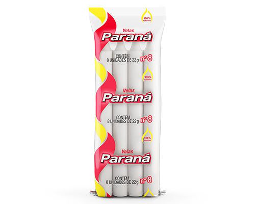 VELA PARANA N8 22G COM 8 UNID