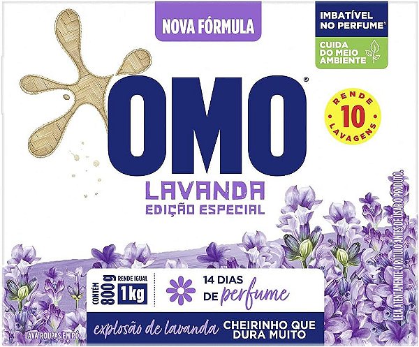 SABAO EM PO OMO 800G LAVANDA