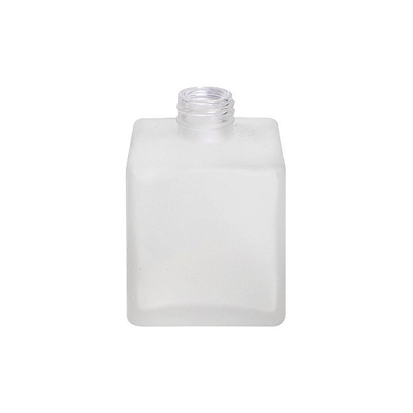 VIDRO CUBE TRANSPARENTE FOSCO 250ML R28 (SEM VALVULA)