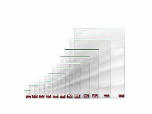 SACO ZIP N3 7X10CM VABENE 100UN