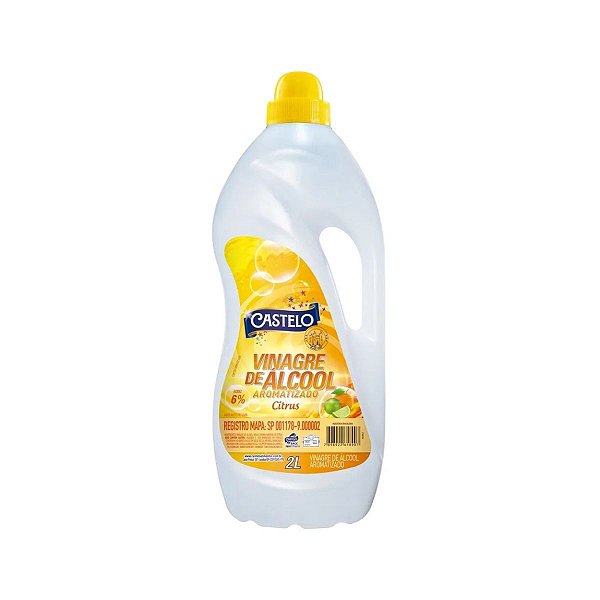 VINAGRE DE ALCOOL AROMATIZADO CITRUS CASTELO 6% 2L