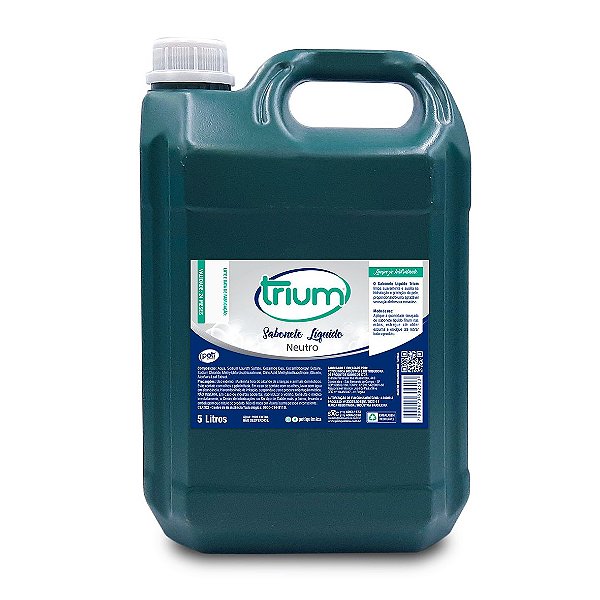 SABONETE LIQUIDO NEUTRO 5L TRIUM