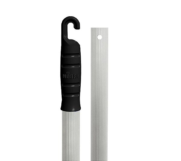 Cabo aluminio 22mmx1,40m (c/furo) natural - Nobre