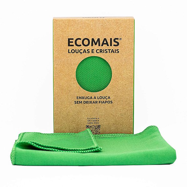 Pano Ecomais Loucas e Cristais Verde - Akora