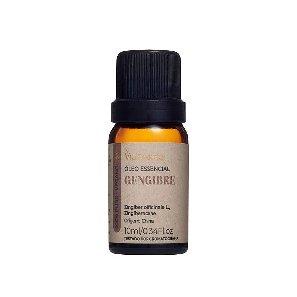 Óleo Essencial Gengibre Via Aroma  10ml