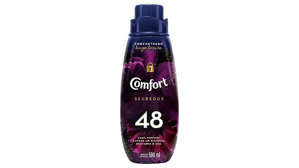 AMACIANTE ROUPA COMFORT CONCENTRADO 500ML SEGREDOS 48