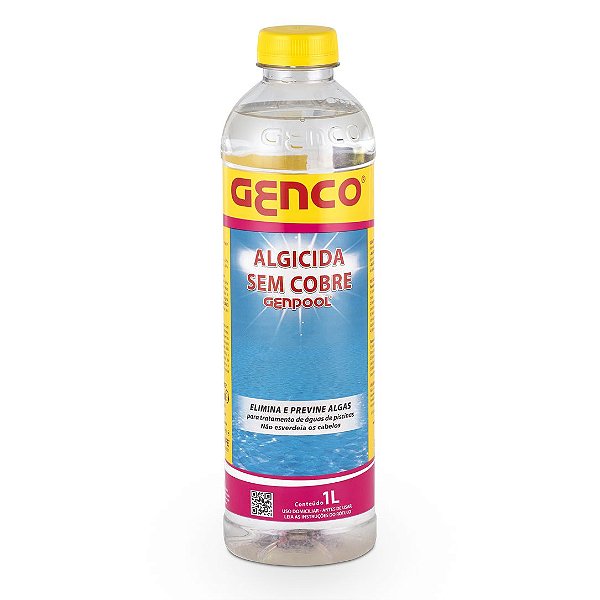 GENCO ALGICIDA SEM COBRE GENPOOL - 1L