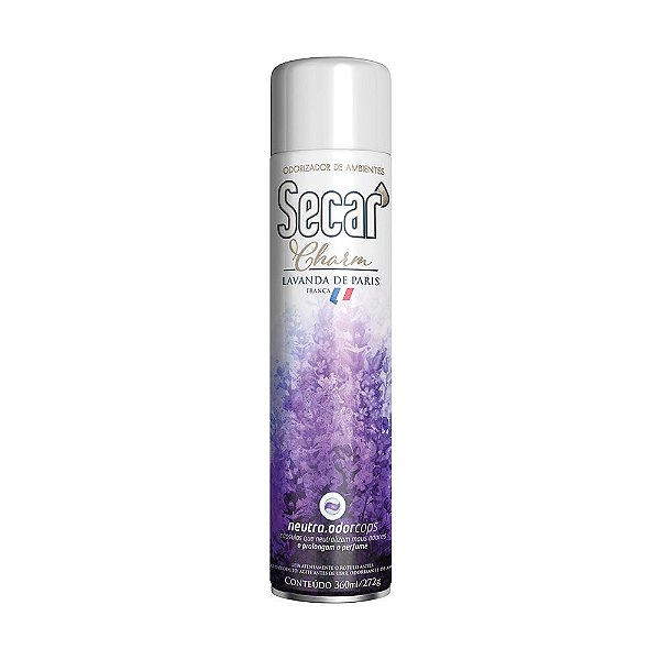 ODORIZADOR DE AMBIENTES SECAR CHARM LAVANDA DE PARIS 360ML