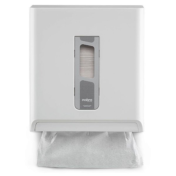 Dispenser Interfolhas – p/ Papel Toalha – Branco – Street Nobre