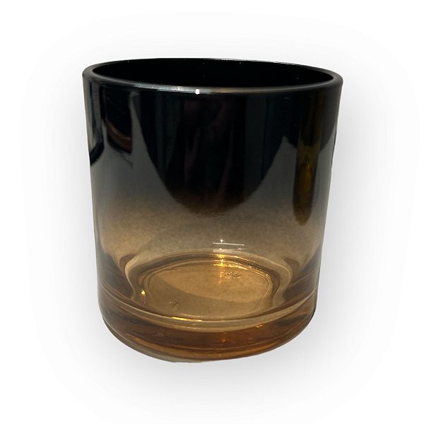 COPO PORTA-ESCOVAS / VELA 265ML PRETO/ROSE