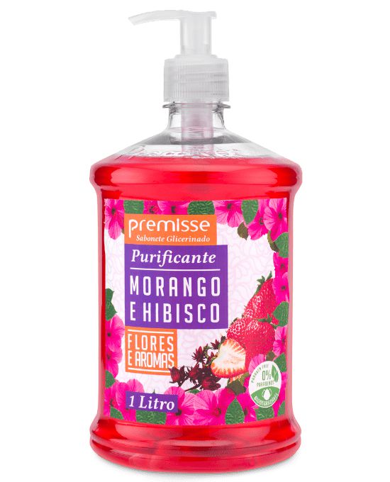 SABONETE PREMISSE MORANGO E HIBISCUS 1 LITRO