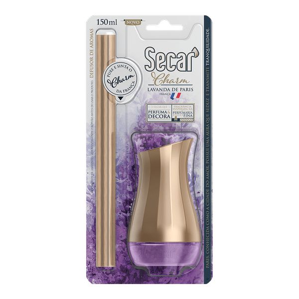 DIFUSOR DE AROMAS SECAR CHARM LAVANDA DE PARIS 150ML