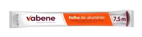 ROLO ALUMINIO 30CMX7,5M VABENE