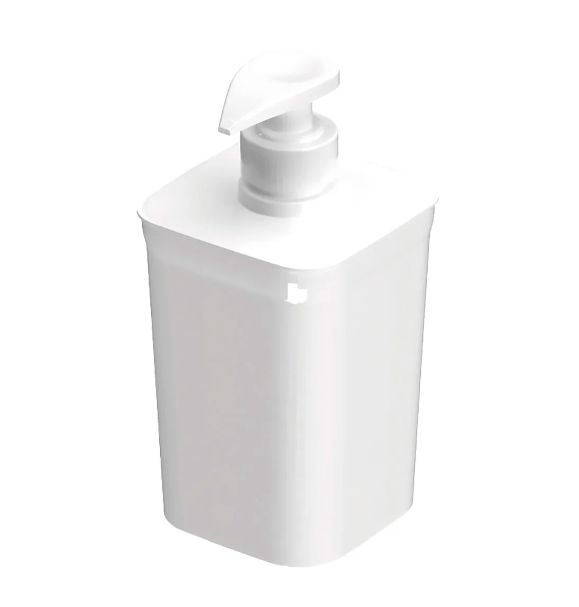 PORTA SABAO LIQUIDO LISO BRANCO NITRON