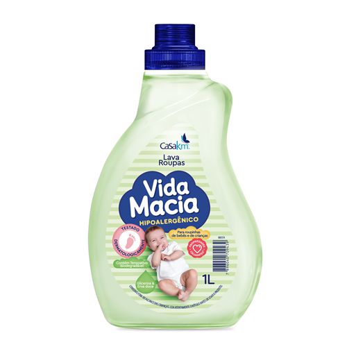 VIDA MACIA LAVA ROUPAS LIQUIDO GLICERINA & ERVA DOCE 1L