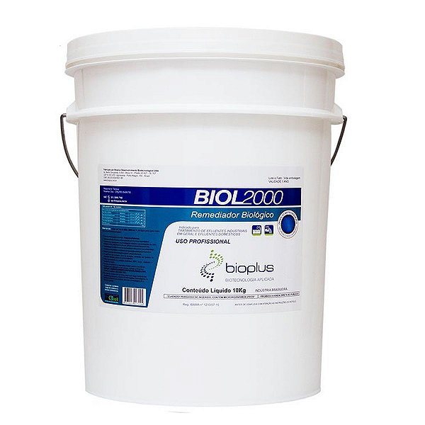 BIOL 2000 BALDE 10 Kg -LIMPEZA NOS RALOS, FOSSAS E TUBULAÇÕES