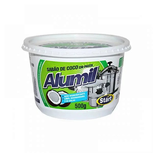 PASTA DE BRILHO ALUMIL SABAO DE COCO 500G