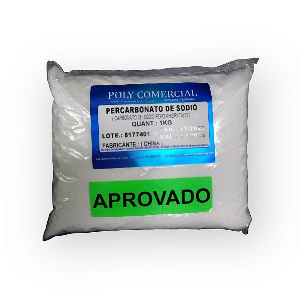PERCARBONATO DE SODIO 13% (CARBONATO DE SODIO PEROXI-HIDRATADO) - 1 KG