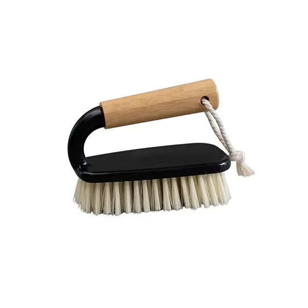 ESCOVA DE LIMPEZA MULTIUSO COM CABO DE BAMBU - OIKOS PRETO