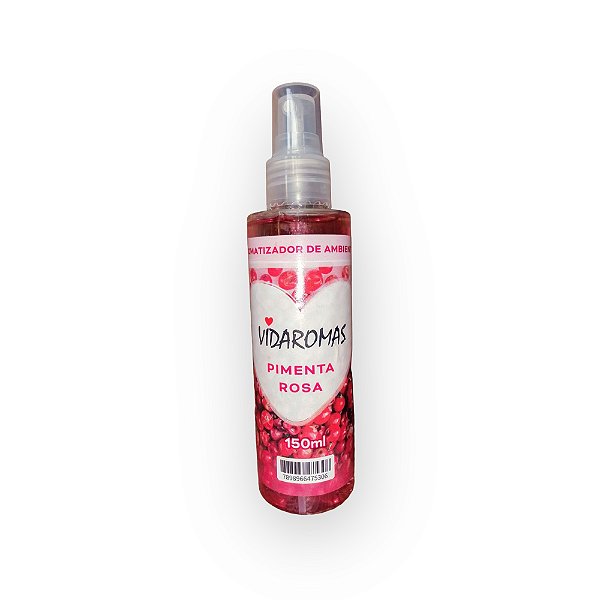 AROMATIZADOR DE AMBIENTES (SPRAY)  PIMENTA ROSA 150ML VIDAROMAS