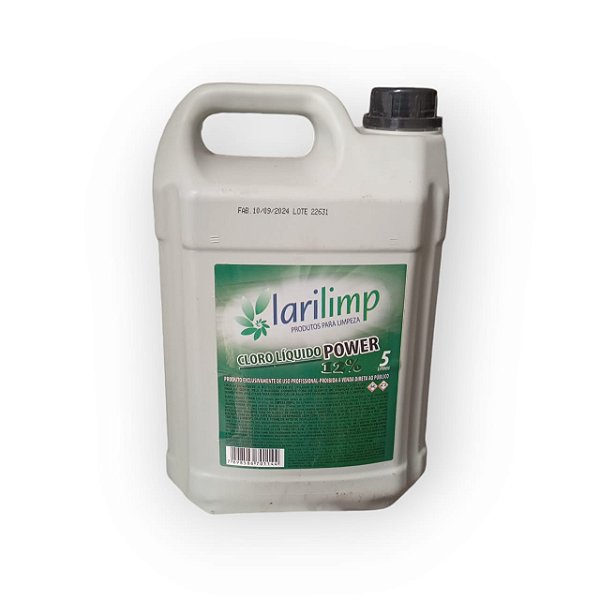 CLORO LIQUIDO POWER 12% LARILIMP 5L