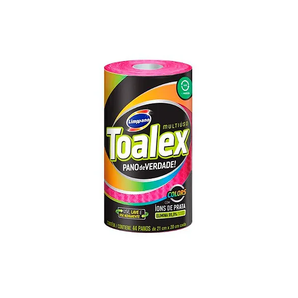 TOALEX COLORS ROSA 44 PANOS MULTIUSO  LIMPPANO
