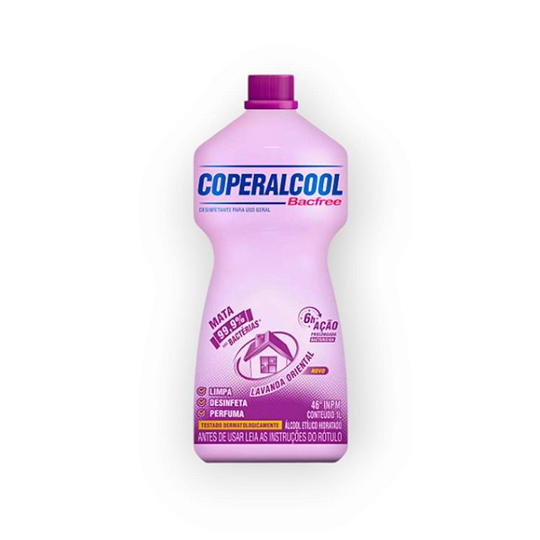ALCOOL LIQUIDO BACFREE LAVANDA ORIENTAL COPERALCOOL 1L