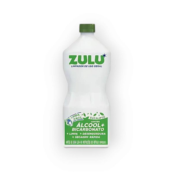 ALCOOL COM BICARBONATO EUCALIPTO ZULU 1L
