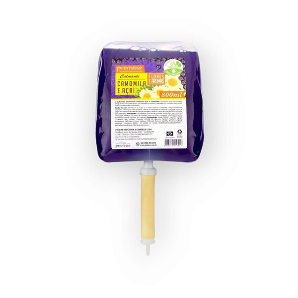 Sabonete Premisse Acai e Camomila 800ml refil