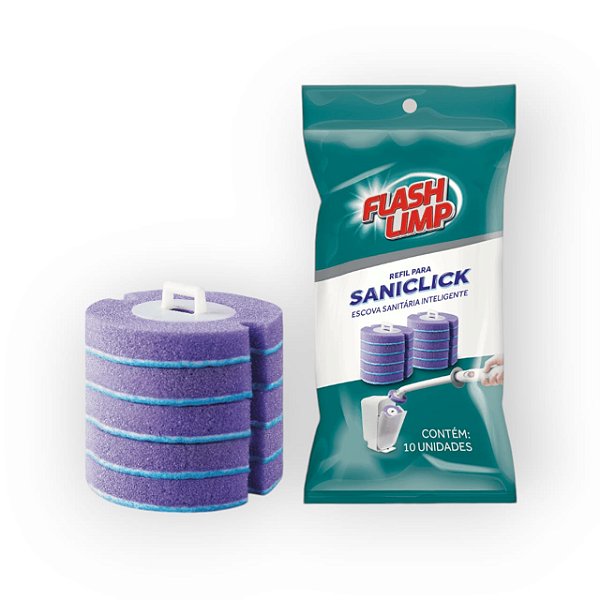 REFIL DESCARTAVEL  PARA ESCOVA SANITARIA SANICLICK FLASHLIMP