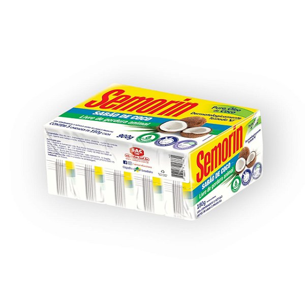 SEMORIN SABAO DE COCO TRADICIONAL 5X180G