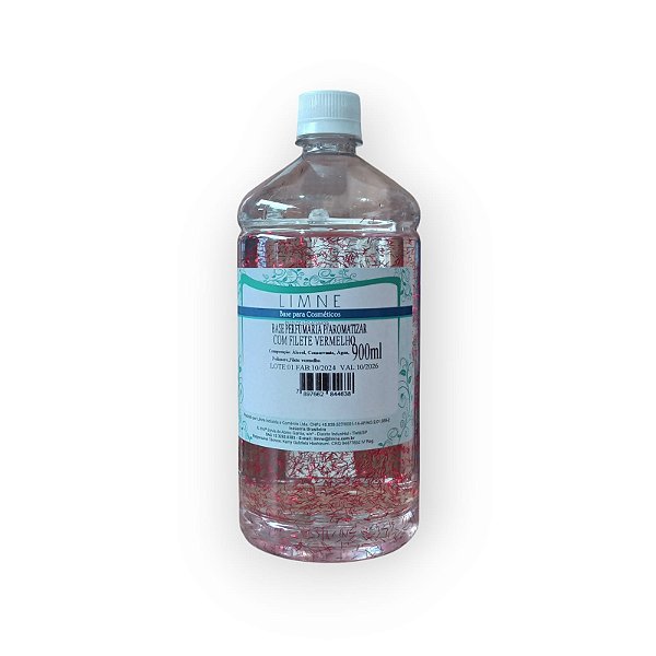 BASE PARA AROMATIZADOR C/FILETE VERMELHO 900ML - LIMNE