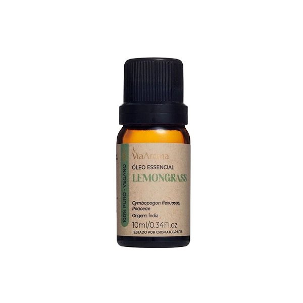 Oleo Essencial Via Aroma 10ml Lemongrass