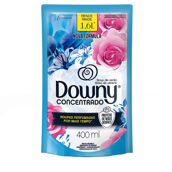 AMACIANTE CONCENTRADO BRISA VERAO SACHE 400ML - DOWNY