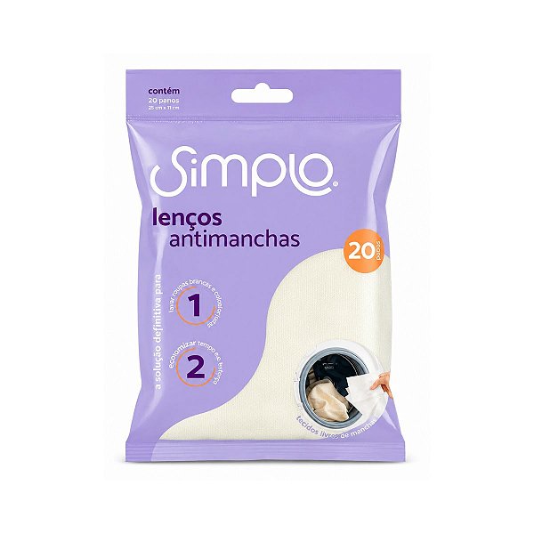 Lenços Antimanchas 20 pecas Simplo