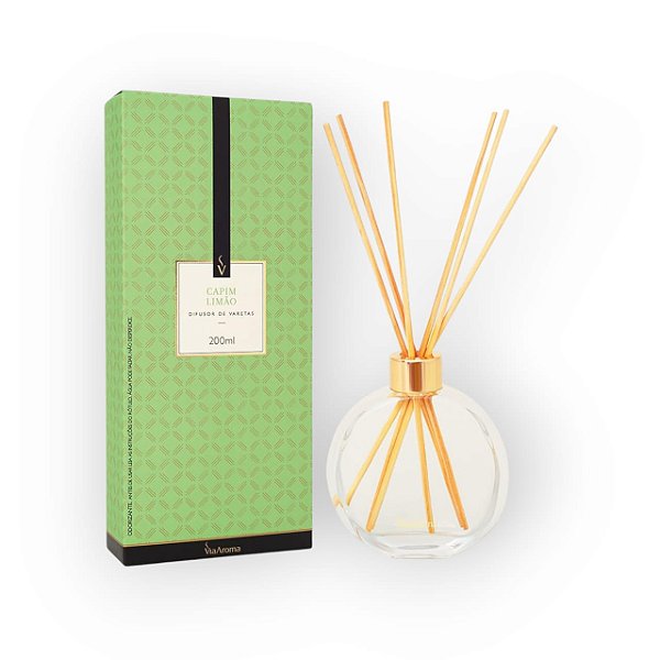 DIFUSOR DE VARETAS CAPIM LIMAO VIA AROMA 200ML