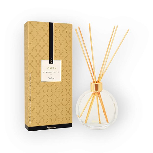 DIFUSOR DE VARETAS CLASSICA VANILLA VIA AROMA 200ML