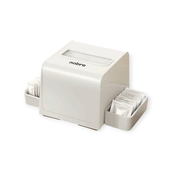 Dispenser p/guardanapo interf. (c/ porta sache) brco - Nobre