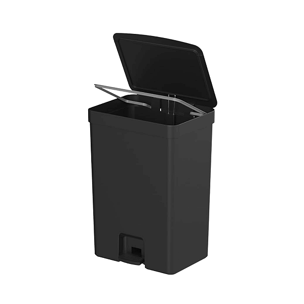 LIXEIRA DE PEDAL TRIUM 50L PRETO - OU