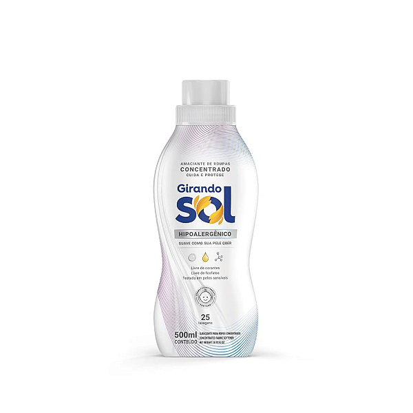 AMACIANTE GIRANDO SOL CONCENTRADO HIPOALERGICO 500ml