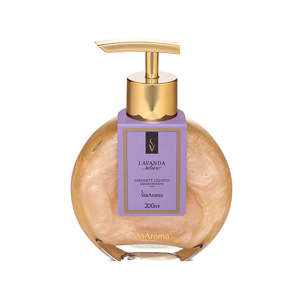 SABONETE LIQUIDO CLASSICA LAVANDA VIA AROMA 200ML