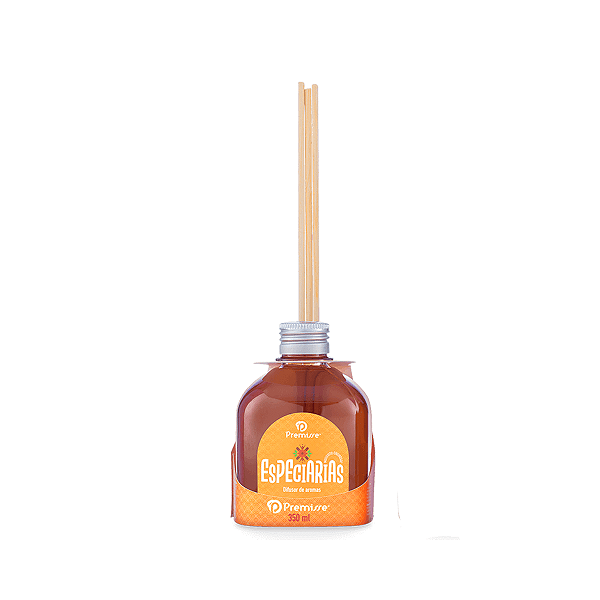 Difusor de Aromas Varetas Especiarias 350ml - Premisse