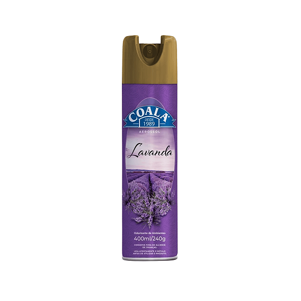 ODORIZANTE AEROSSOL COALA  LAVANDA 400ML/240GR
