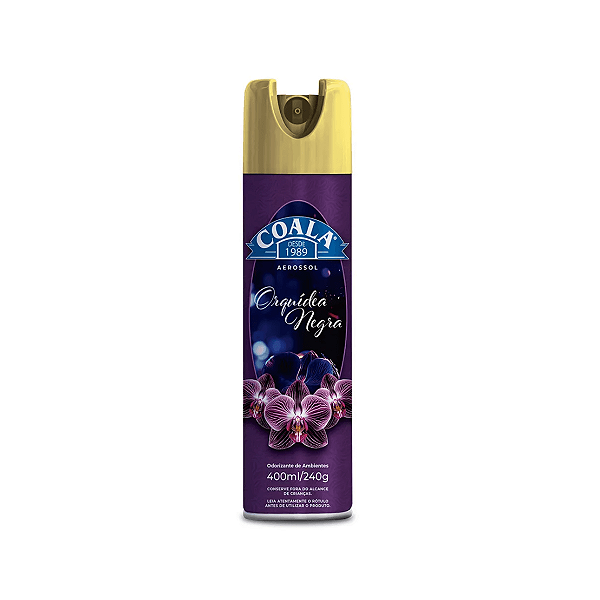 ODORIZANTE AEROSSOL COALA ORQUIDEA NEGRA 400ML/240GR