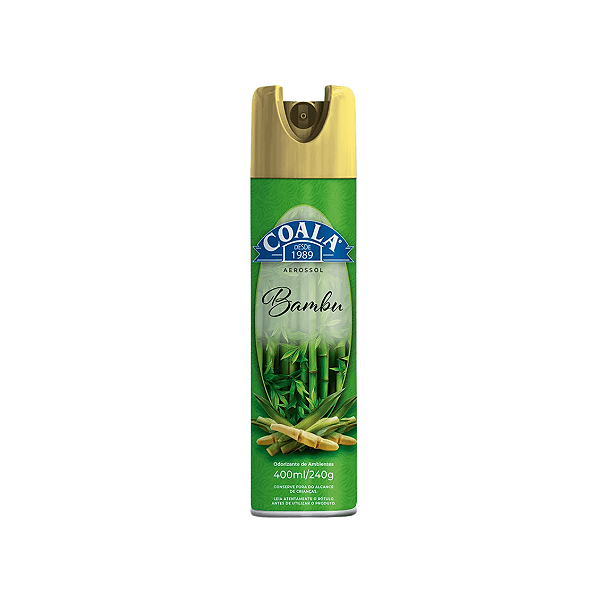 ODORIZANTE AEROSSOL COALA  BAMBU 400ML/240GR
