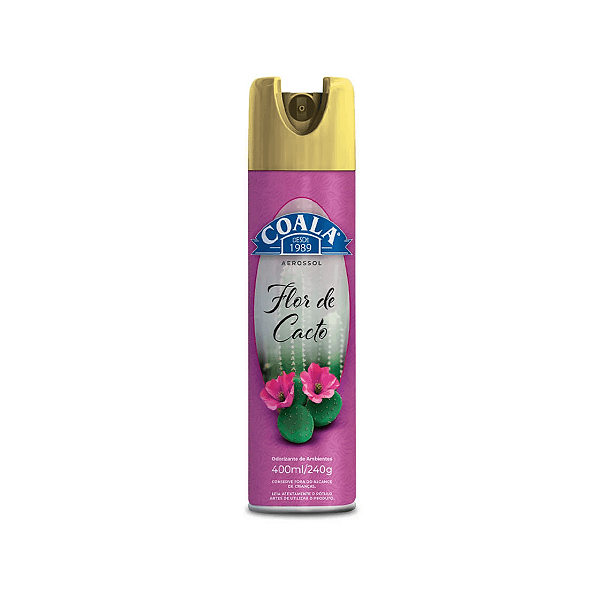 ODORIZANTE  AEROSSOL COALA FLOR DE CACTO 400ML/240GR
